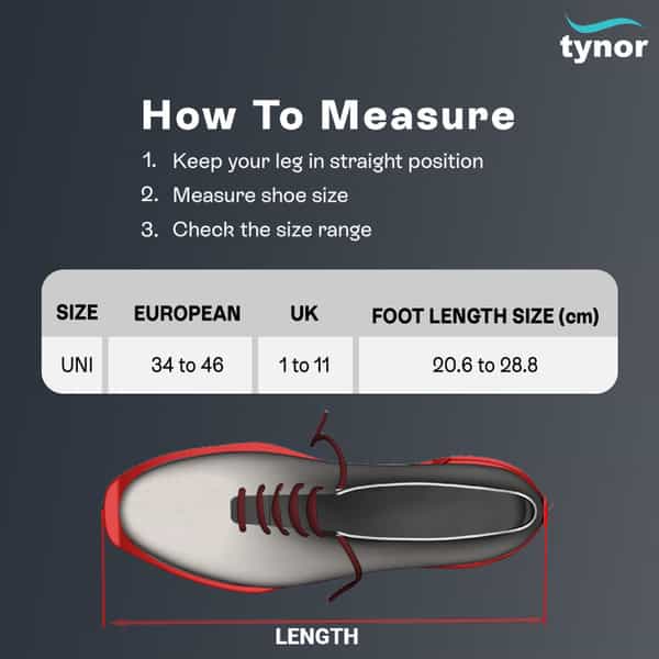 Tynor Arch Support Semi Pro White Large Pack Of 2