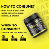 Denzour Nutrition Pure Micronised Creatine Monohydrate Powder | 3g Per Serve (122g | Fruit Punch)