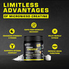 Denzour Nutrition Pure Micronised Creatine Monohydrate Powder | 3g Per Serve (122g | Fruit Punch)