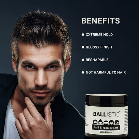 Ballistic By Zlade Hair Stylling Cream -Medium Hold -100 Gm