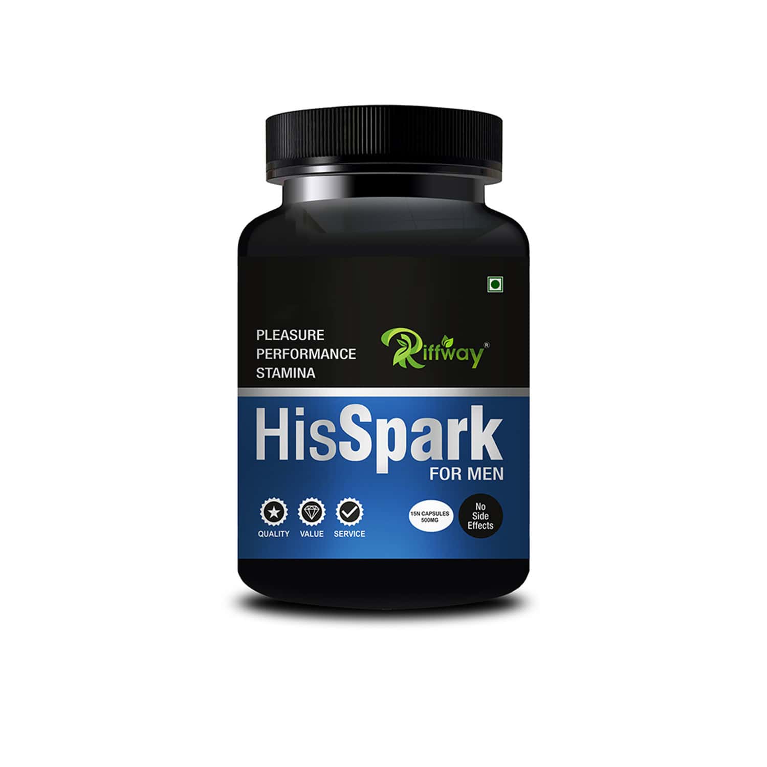 His Spark Herbal Capsules For Helps To Reduce Weakness Of Organ Improve Stamina (15 Capsules)