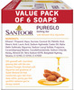 Santoor Glycerine Pureglo Soap 125G (Pack Of 6)