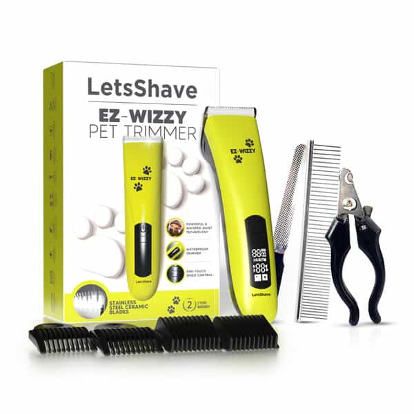 Letsshave Ez-Wizzy Pet Trimmer For Dogs & Other Hairy Animals