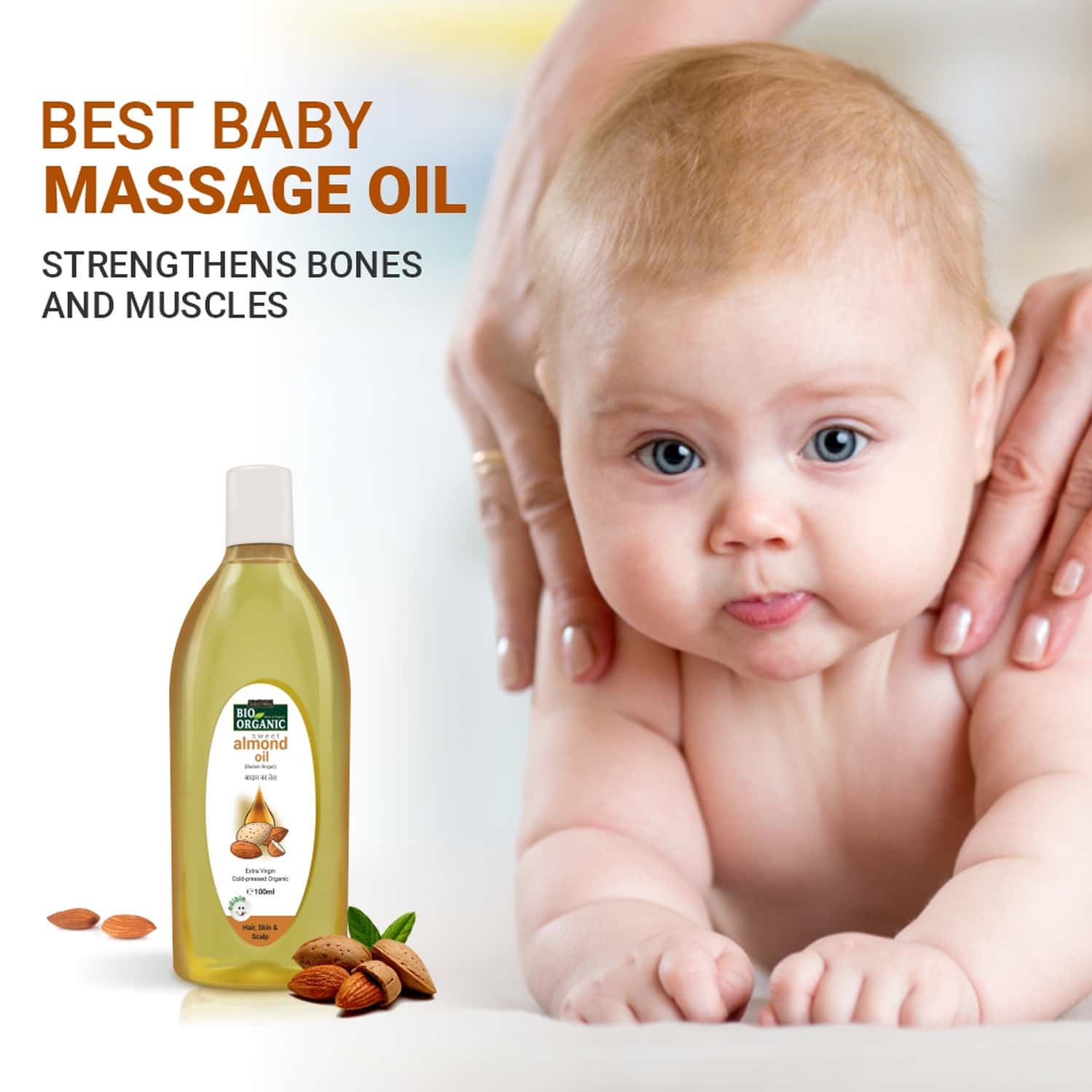 Buy INDUS VALLEY BIO ORGANIC ALMOND OIL100ML Online & Get Upto 60 OFF