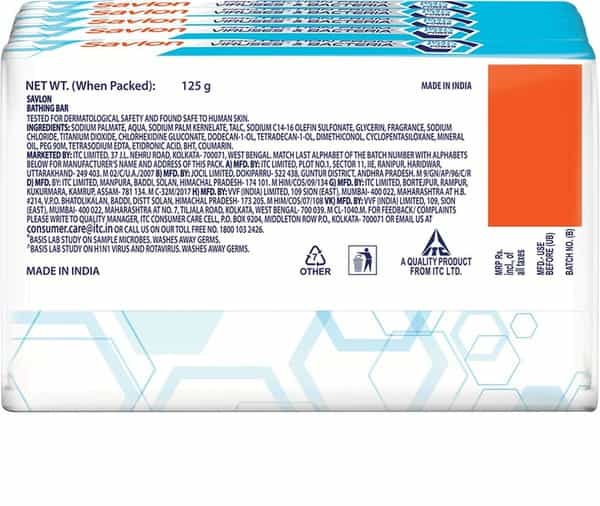 Savlon Hexa Advanced Soap 125G (Pack Of 5)