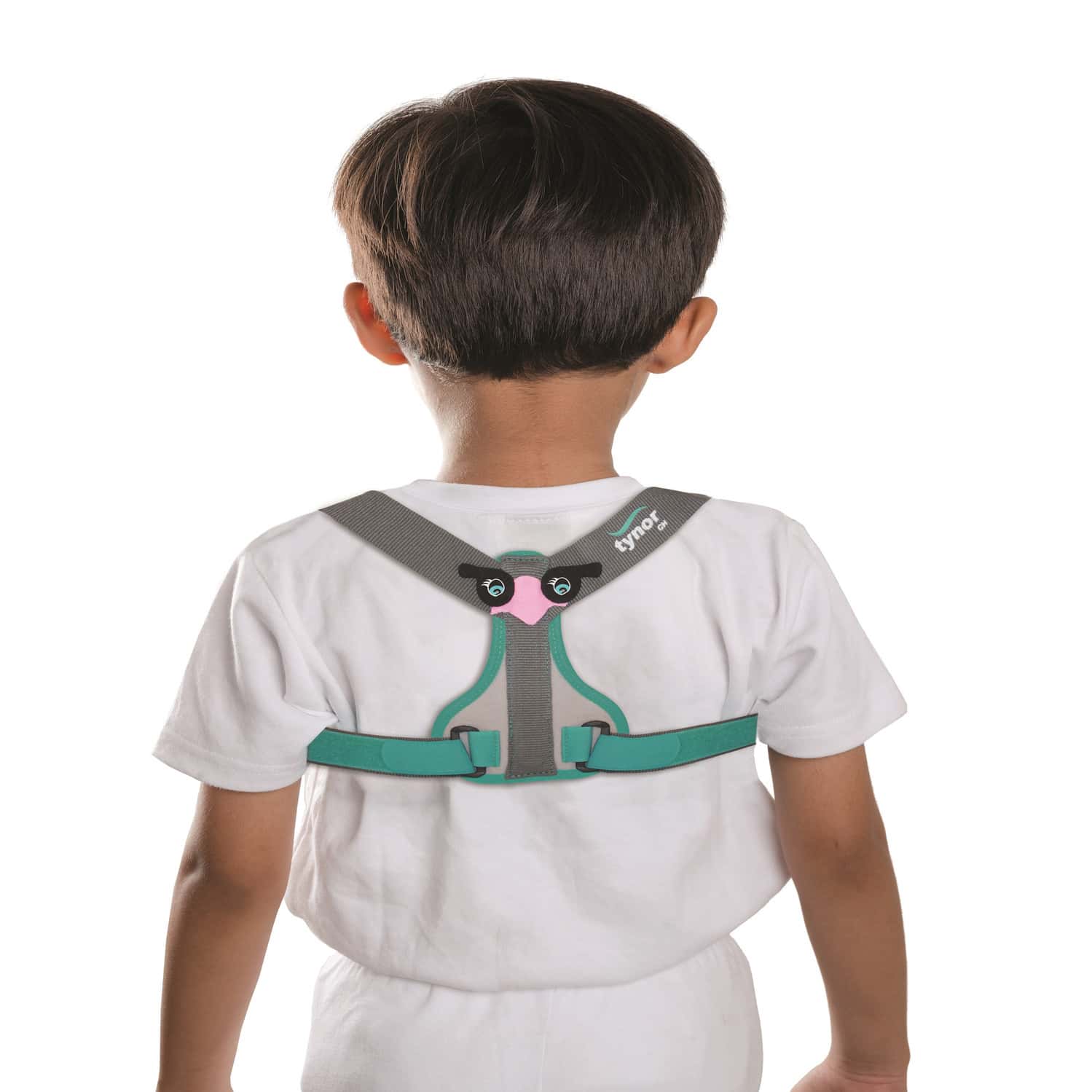 Tynor Clavicle Brace With Fastening Tape Grey Child 1 Unit