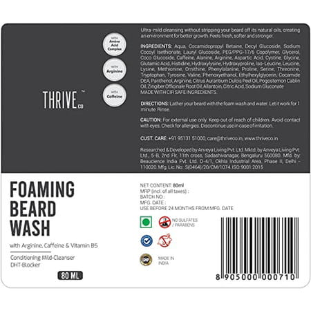 Thriveco Foaming Beard Wash