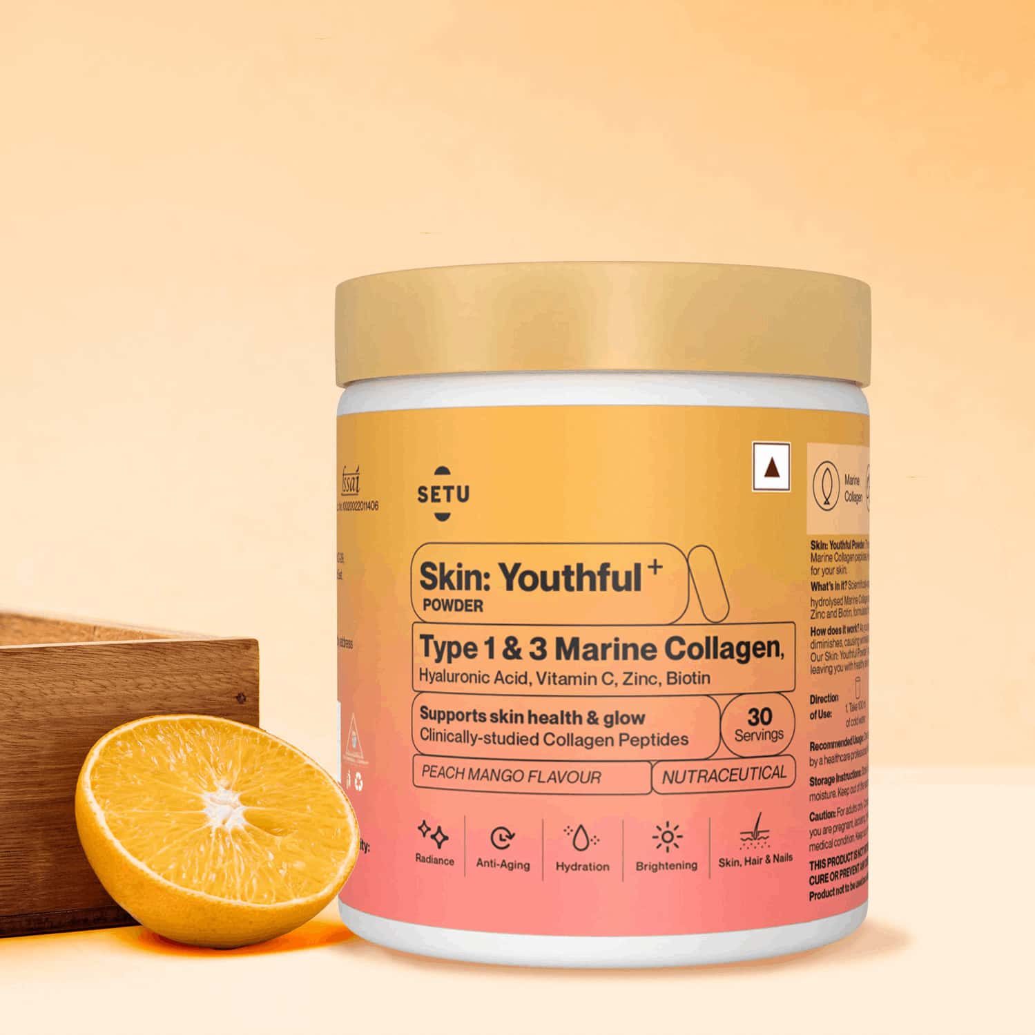 Buy SETU SKIN YOUTHFUL MARINE COLLAGEN POWDER SUPPLEMENTS FOR MEN AND ...