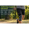 Actifit Knee Support With Adjustable Band | Compression Brace For Pain Relief | Sports & Gym - M