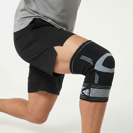 Actifit Knee Support With Adjustable Band | Compression Brace For Pain Relief | Sports & Gym - M