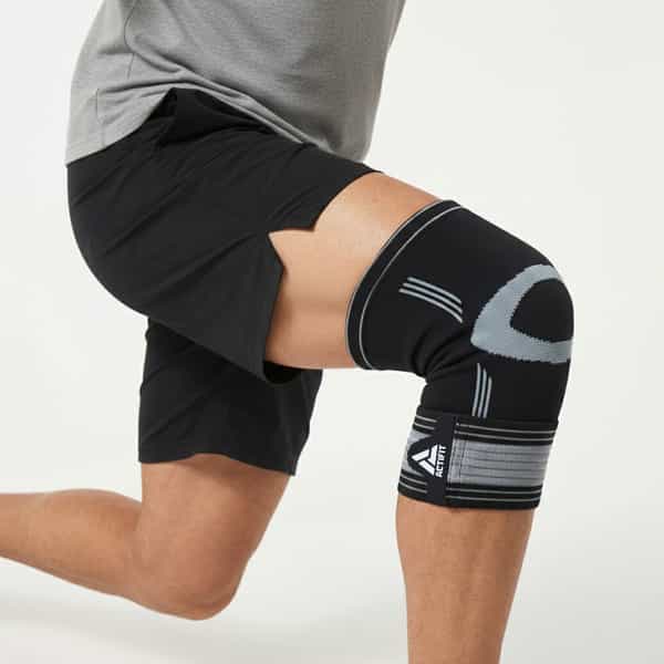 Actifit Knee Support With Adjustable Band | Compression Brace For Pain Relief | Sports & Gym - M