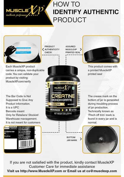 Musclexp Micronized Creatine Monohydrate Powder 250G Pouch