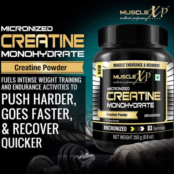 Musclexp Micronized Creatine Monohydrate Powder 250G Pouch