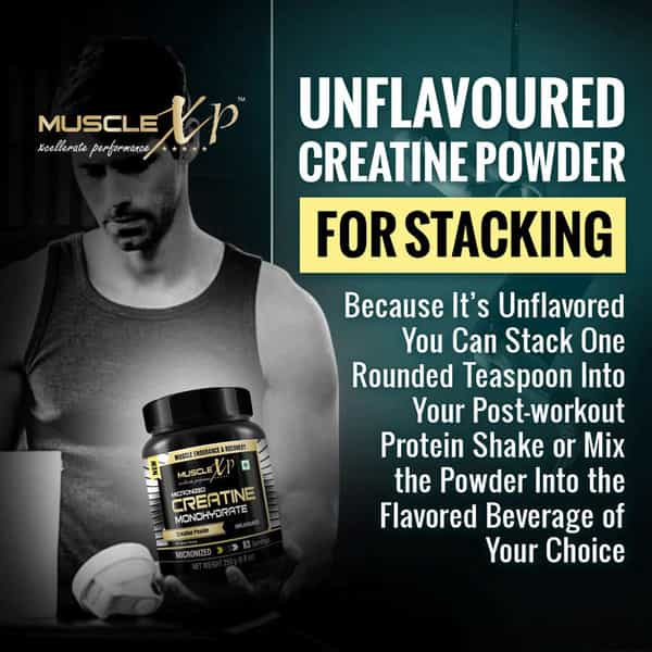 Musclexp Micronized Creatine Monohydrate Powder 250G Pouch