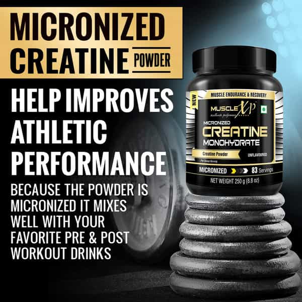 Musclexp Micronized Creatine Monohydrate Powder 250G Pouch