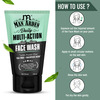 Man Arden Daily Multi-Action Anti Acne Face Wash For Oily Skin | With Power Duo Tea Tree 100 Ml