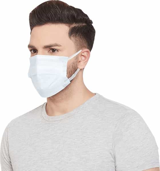Romsons Dispo Guard 3 Ply Face Mask With Softest Ear Loops 50 Pcs