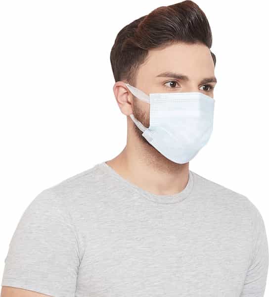 Romsons Dispo Guard 3 Ply Face Mask With Softest Ear Loops 50 Pcs