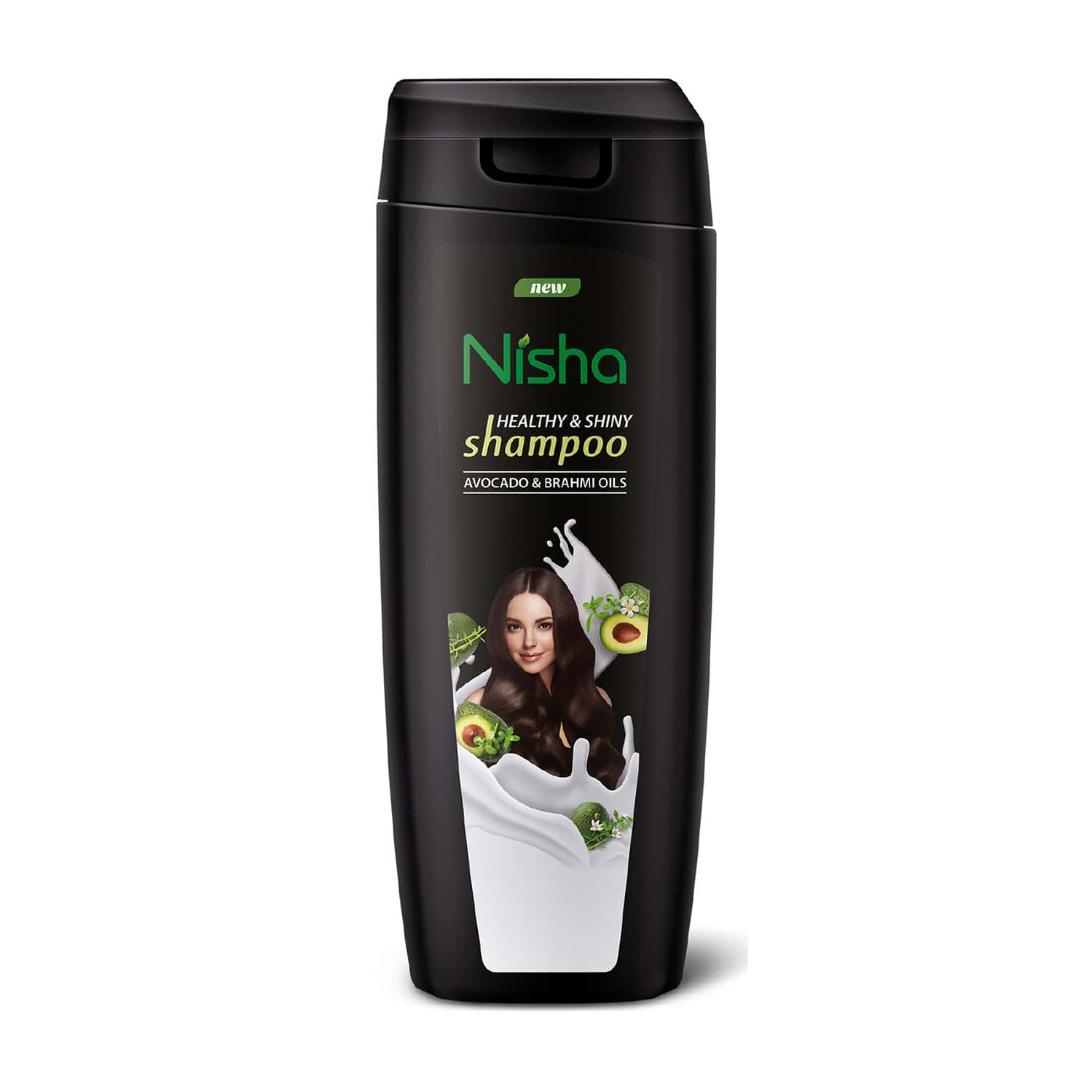 Nisha Healthy & Shiny Shampoo 340ml | Avocado & Brahmi Shampoo For Strong Beautiful Hair