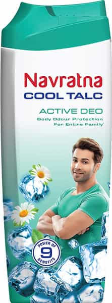 Navratna Cool Talc (Active Deo) Bottle Of 400 G