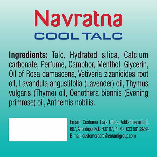 Navratna Cool Talc (Active Deo) Bottle Of 400 G