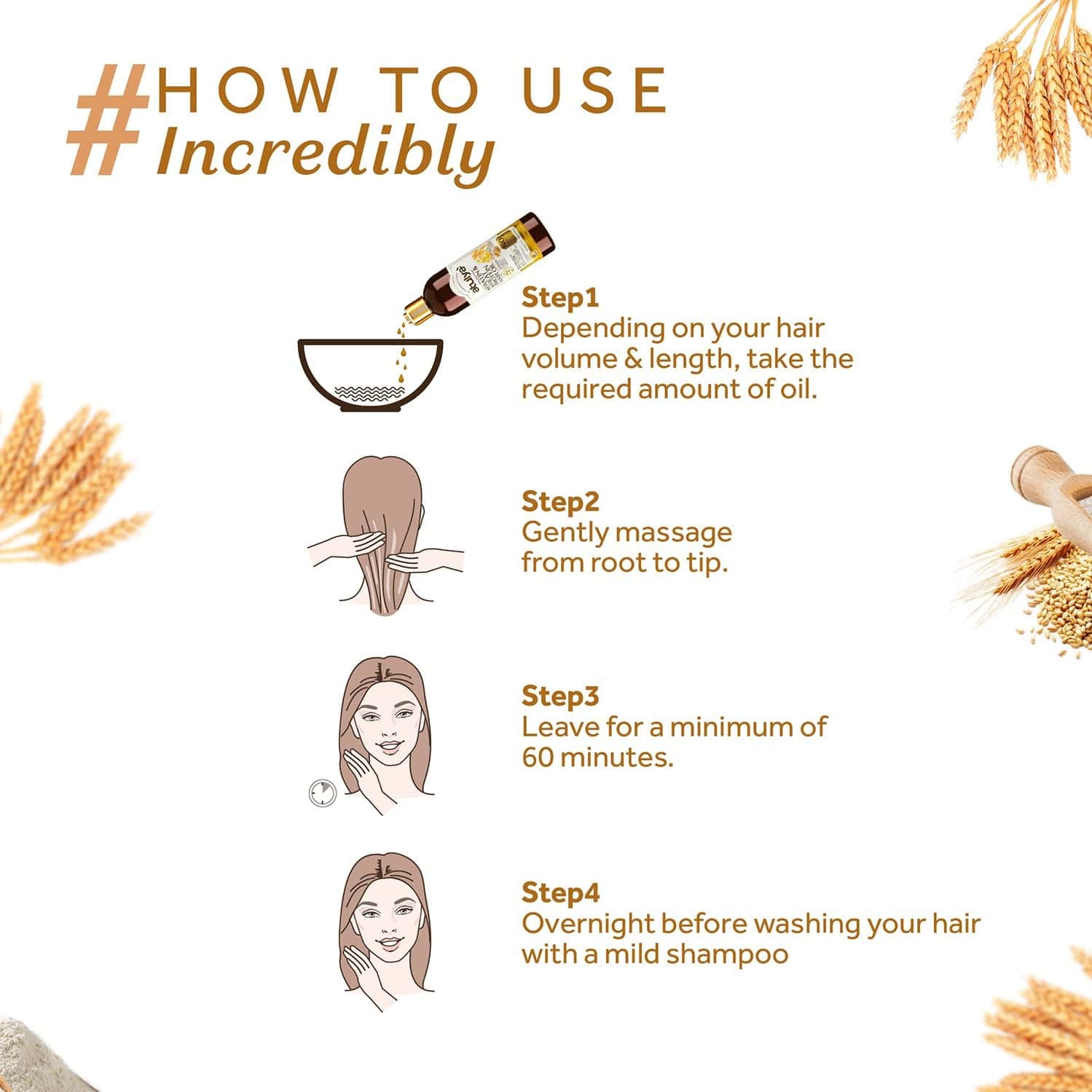 Buy ATULYA KERATIN & WHEAT PROTEIN HAIR OIL 200 ML Online & Get Upto 60 OFF at PharmEasy