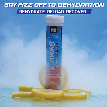 Muscleblaze Fuel One Sports Hydr8 (Lemon | 20 Effervescent Tablets)