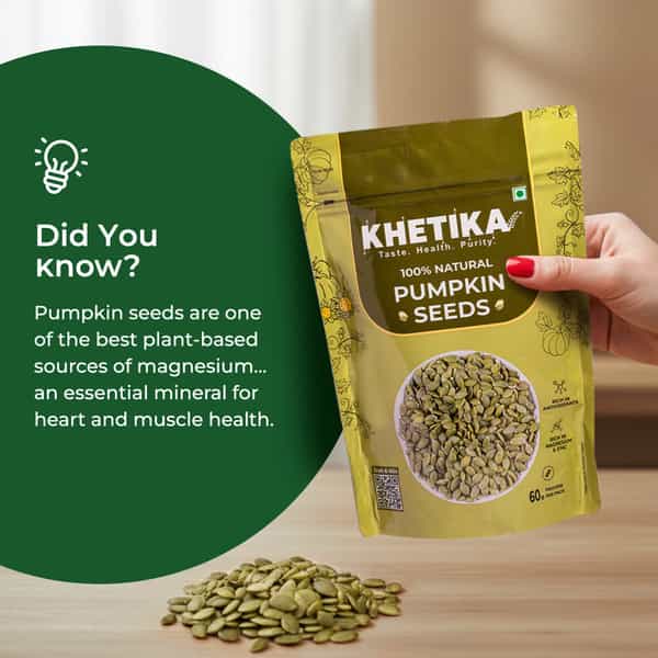 Khetika Premium Pumpkin Seeds 500G
