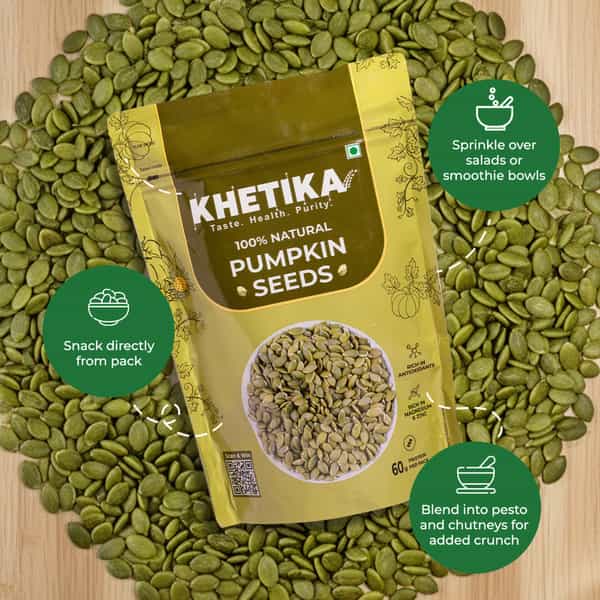 Khetika Premium Pumpkin Seeds 500G