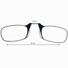 Klar Eye Quik Smartphone Reading Glasses Men And Women Powers +1 To +3+2.50 Power Black