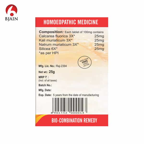 Bjain Bio-Combination No.04 (Constipation) Tablet - 25Gm