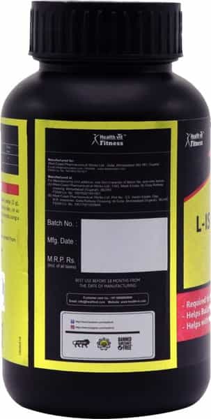 Healthvit Fitness L - Isoleucine Powder - Unflavoured -100Gm