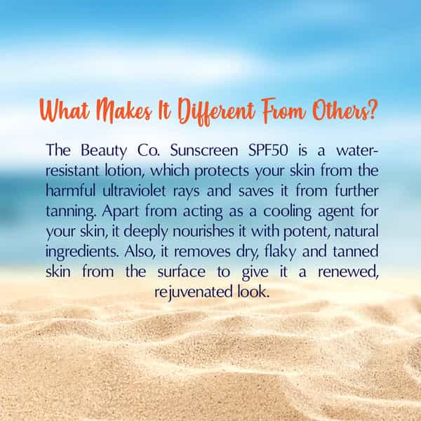 The Beauty Co. Sun Screen Lotion Spf 50 (100 Ml)