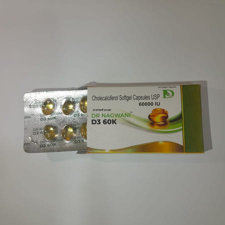 Dr Nagwani Vitamin D3 60k - 8 Softgels