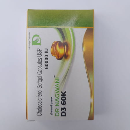 Dr Nagwani Vitamin D3 60k - 8 Softgels