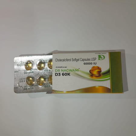 Dr Nagwani Vitamin D3 60k - 8 Softgels