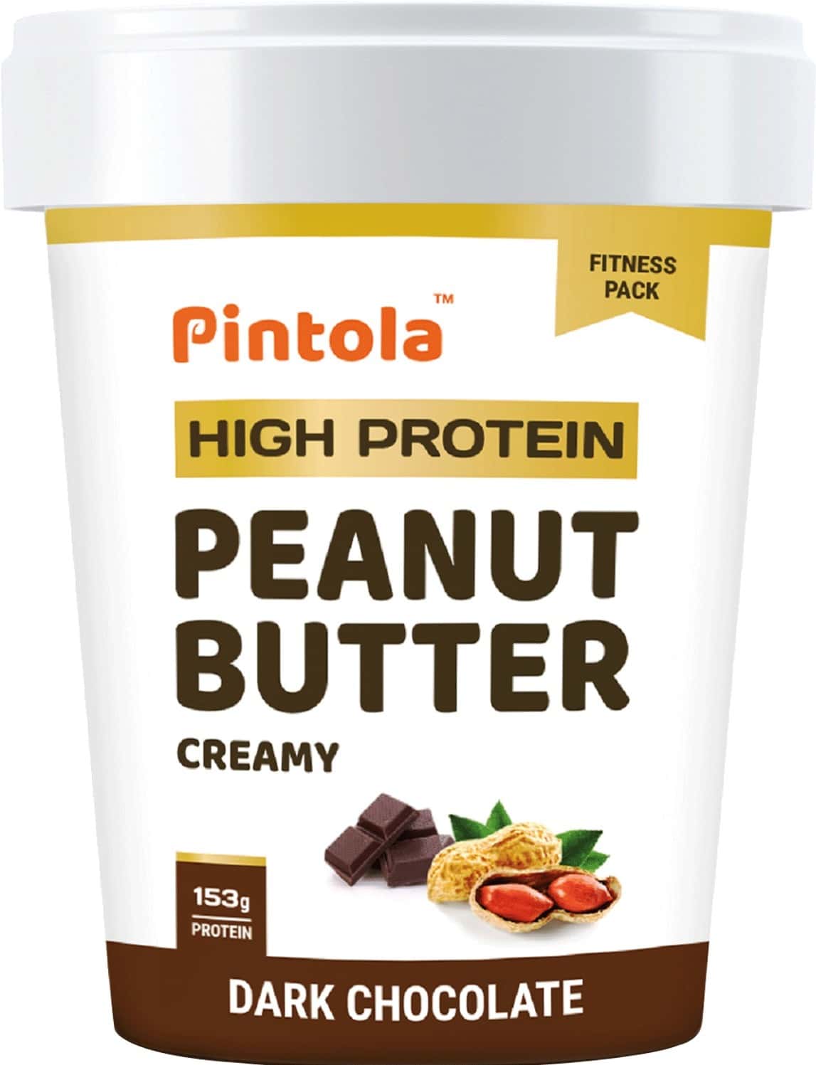 Pintola High Protein Peanut Butter (dark Chocolate) (creamy) 510g