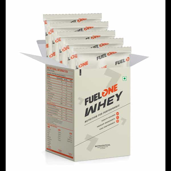 Fuelone Whey Protein Blend | Rich Chocolate | Pack Of 5 | 24G Protein Per Scoop