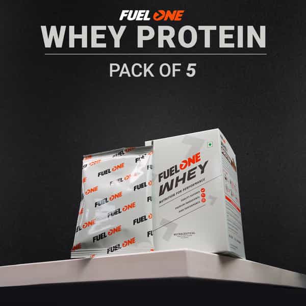 Fuelone Whey Protein Blend | Rich Chocolate | Pack Of 5 | 24G Protein Per Scoop