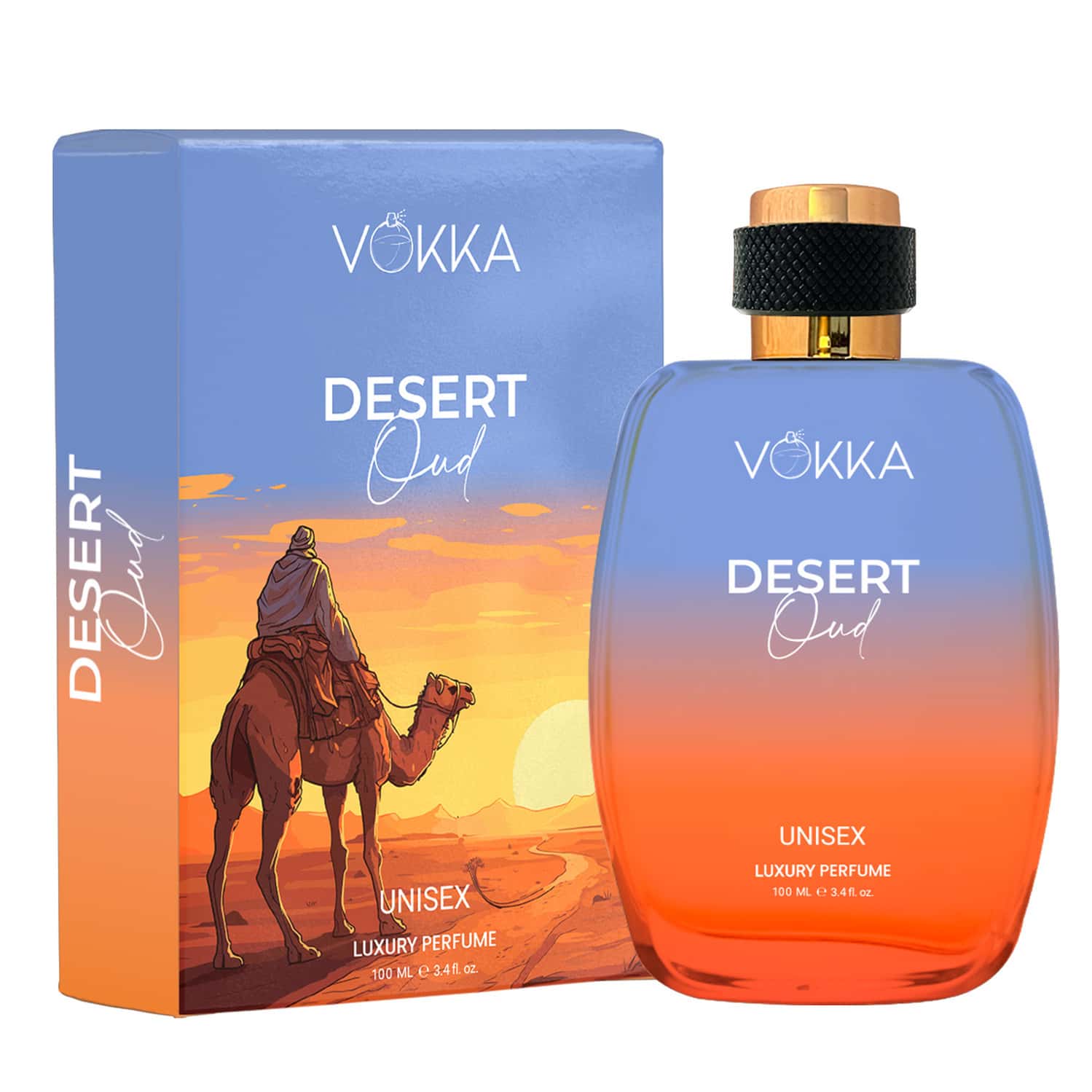 Vokka Desert Oud 100ml | Luxury Long Lasting Perfume For Men & Women | Arabic Scent Eau De Parfum