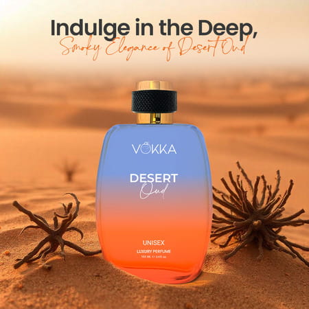 Vokka Desert Oud 100ml | Luxury Long Lasting Perfume For Men & Women | Arabic Scent Eau De Parfum