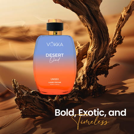 Vokka Desert Oud 100ml | Luxury Long Lasting Perfume For Men & Women | Arabic Scent Eau De Parfum