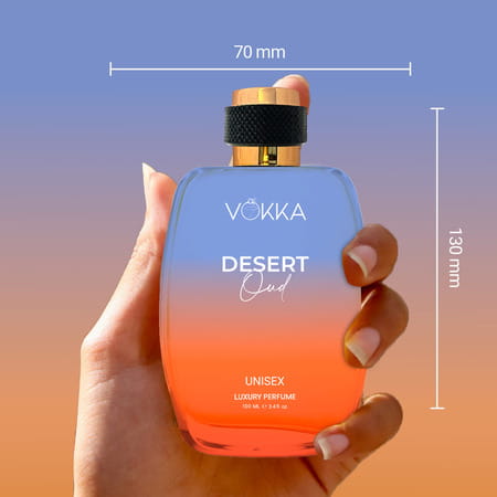 Vokka Desert Oud 100ml | Luxury Long Lasting Perfume For Men & Women | Arabic Scent Eau De Parfum