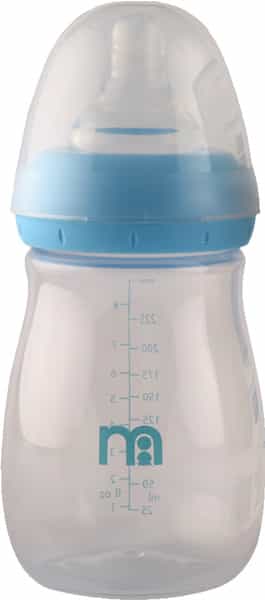 Mothercare Wide Neck Bottle - Blue - 250Ml