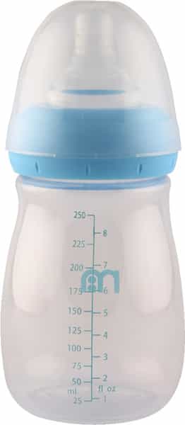 Mothercare Wide Neck Bottle - Blue - 250Ml