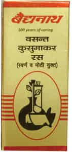 Baidyanath Asli Ayurved Basant Kusumakar Ras With Gold Silver And Pearl 30 Tab