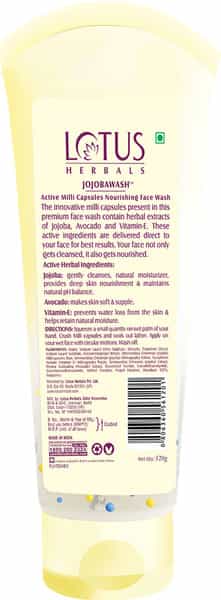 Lotus Herbals Jojobawash Face Wash 120 Gm