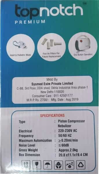 Topnotch Premium Nebulizer & Vapourizer