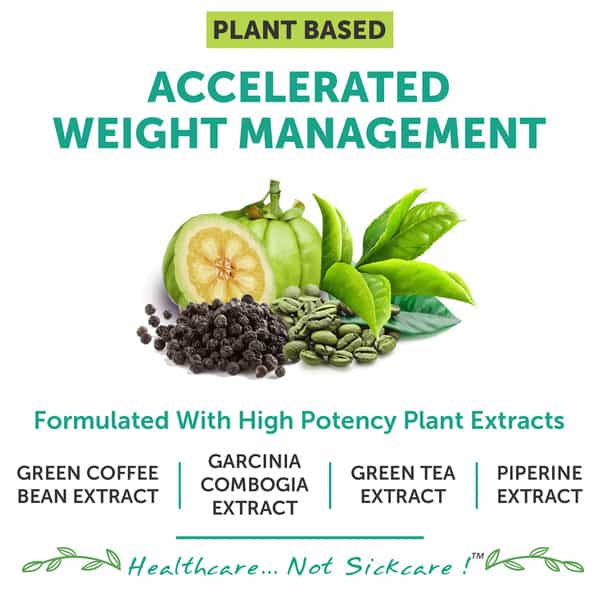 Bliss Welness Green Tea | Garcinia Cambogia | Green Coffee Bean | For Men And Women |60 Tablets