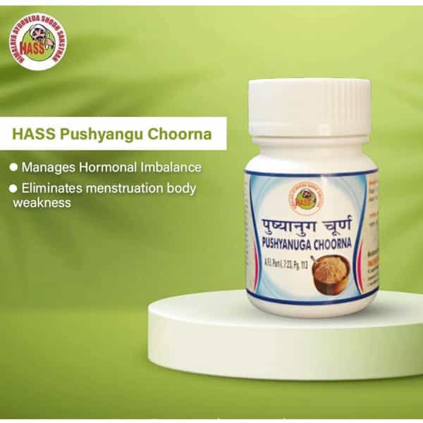 Hass Pushyangu Choorna - Pushyanug Churna - For Hormonal Imbalance For Womens Health (3X50 Gram)